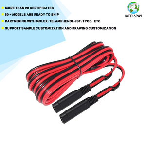 定制线束Amass RC Lipo电池电源线束XT30 XT60 XT90连接器插头硅充电电缆组件 - Product Image 4