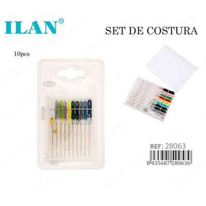 Ilan <b>Sewing</b> Kit 10pcs Needles <b>Set</b> With Case For Hand <b>Sewing</b> - Product Image 1