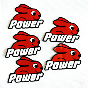 Pegatinas con Logotipo de Dibujos Animados Personalizados, Maqueta Gratuita, Resistentes a los Rayos UV, Etiquetas Adhesivas de Vinilo PVC Impermeables para Uso en Exteriores - Product Image 4