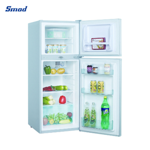 Refrigerador Smad de 328L con Congelador Superior, Doble Puerta, Bajo Nivel de Ruido, Descongelación Automática, Modelo DDT-125WWU, Refrigerador Pequeño para el Hogar - Product Image 2