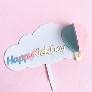 ของตกแต่งเค้กวันเด็ก อะคริลิค รูปน้ำผึ้งและของหวาน สำหรับงานวันเกิด - Product Image 3