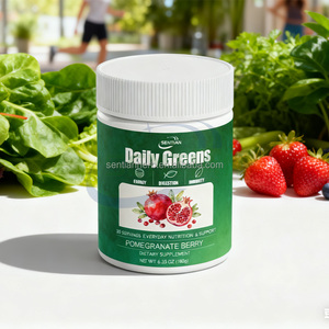 ODM & OEM Vegan Daily Greens Apoio Imunidade Em Pó Gut Saúde Green Food Mistura Em Pó Vitaminas Bem-Estar Proteína - Product Image 4