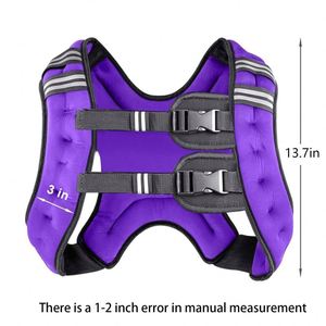 Gilet lesté personnalisable 10KG-20KG en polyester imperméable et respirant pour l'entraînement de force, la course à pied et la musculation - Product Image 2