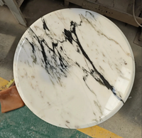 Table basse moderne en marbre naturel avec garantie d'un an