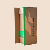 Boîte d'emballage personnalisée bon marché pour expédition de plantes en direct, boîtes cadeaux pour plantes en carton