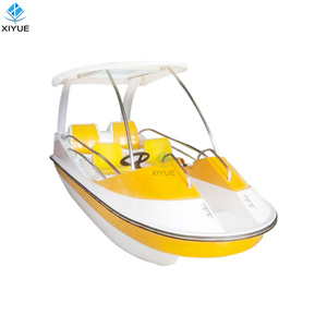Chine Usine Parc D'attractions Équipement 2 Places 4 Sièges Utilisé Jaune Canard Cygne Pédale Bateau Tourisme Loisirs Pédale Bateau à vendre - Product Image 3
