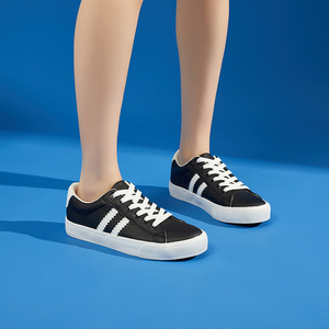 Baskets basses en cuir Pu pour femmes, chaussures confortables, décontractées, Logo personnalisé, vente en gros, 2020 - Product Image 5