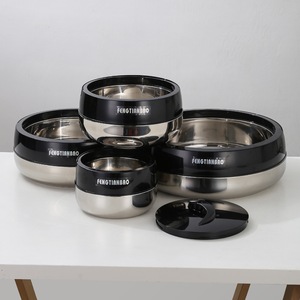 4Pcs Set 2-4-6-10L Thermos Insulated Food Warmer Casserole Hot Pot <strong>Double</strong> <strong>Wall</strong> Stainless Steel Lunch <strong>Boxes</strong> - Product Image 6