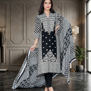 Wholesale Pakistani Ethnic Shalwar Kameez for Ladies Winter Adult Apparel-Low Price Salwar Kameez <b>Dress</b> - Product Image 2