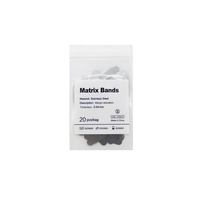Bandes de matrice dentaire Tofflemire à grande courbure pour rehaussement gingival, matrices sectionnelles préformées, 20 pièces/paquet