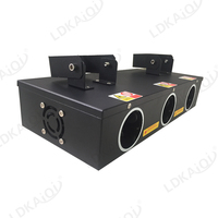 Projecteur laser à faisceau programmable RGB DMX à 3 têtes, lumière laser de bar pour DJ, pour spectacles en boîte de nuit