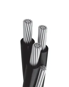 ICEA standard 600/1000v 4awg 6awg 1awg support-core system abc cable