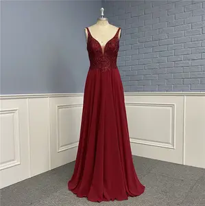 Hermosa rojo vestidos de dama de honor para estilos elegantes: 