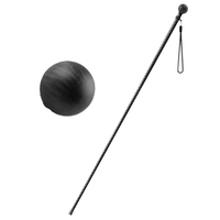 Bâtons de marche en fibre de carbone Civilization, compacts, antidérapants, ultralégers, durables, noirs, pour personnes âgées, portables, pour l'extérieur