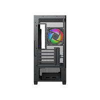H6 Deux Côté Verre Trempé Vue Panoramique Peak Performance Ordinateur Cas Micro ATX HD USB3.0 Pc Gamer Cas Avec Écran D'affichage