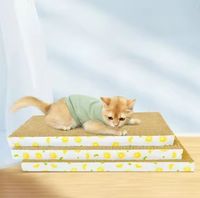 Planche à gratter ondulée moderne pour chat, idéale pour le repos, le jeu et le tranchage des griffes, prix usine bas