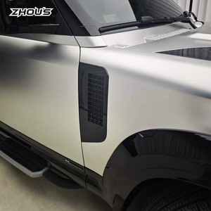 Cache de sortie <span class=keywords><strong>d</strong></span>'<span class=keywords><strong>air</strong></span> latérale pour pare-chocs avant en ABS ZHOUS Design pour Land Rover New Defender L663, accessoires extérieurs - Product Image 2