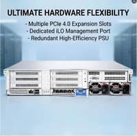 Kit de cage à disques d'occasion HPE DL380 Gen10 Plus 380G10+ 2U 8SFF SAS/SATA 12G BC Front Bay 1/2 P26930-B21