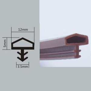 Tira de Sellado de Puerta de Elastómero de PVC Hecha a Medida para Sellado a Prueba de Agua y Polvo, Anticolisión y Fijación - Product Image 2