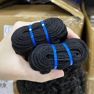 <span class=keywords><strong>Extensiones</strong></span> de Cabello Virgen Personalizadas, Rizadas y Trenzadas, para Cola de Caballo, Peluca de Cortina - Product Image 2