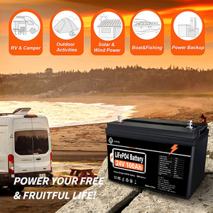 แบตเตอรี่ลิเธียมฟอสเฟตแบบชาร์จไฟได้สำหรับพลังงานแสงอาทิตย์ 24V/25.6V 100Ah/200Ah สำหรับรถยนต์ไฟฟ้า (EV)  แบบ Lipo4 LFP - Product Image 4