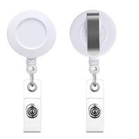 Más Vendido Portacredenciales Retráctil Metálico con Clip Tipo Cocodrilo, de Alta Resistencia, Impermeable, de Aleación de Zinc, con Hebilla Transparente para Identificación
