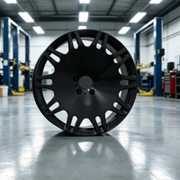 WHEELBOSS Jantes tout-terrain personnalisées avec logo, PCD 5x112, noir mat, forgées en aluminium, plaquées zinc, pour rétrofit/amélioration