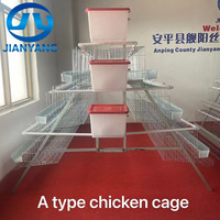 Cage à poulets à batterie de grande capacité entièrement automatique de type H pour fermes d'élevage de poulets