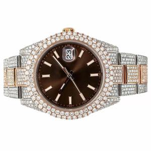 นาฬิกาเพชรโมอิสซาไนต์สไตล์ญี่ปุ่น ผลิตในอินเดีย นาฬิกาทันสมัยสำหรับเดินเล่นยามเย็น มีจำหน่ายในปริมาณมาก - Product Image 4