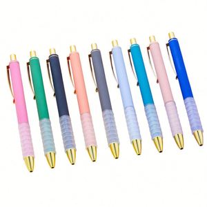 Custom Colorful Soft Grip Ballpoint New Design <b>Retractable</b> Plastic <b>Pen</b> With Logo Printed for Office and School Use - Product Image 4