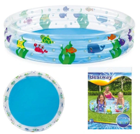 Piscine gonflable pour enfants de haute qualité, facile à installer, plusieurs designs, thème océan, piscine à pagaie pour enfants