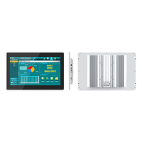 Moniteur d'affichage industriel 13,3 pouces avec panneau capacitif, entrée VGA, sortie USB, interface tactile pour équipement de production