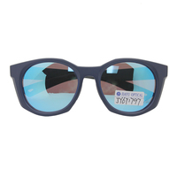 Montures optiques de sécurité multifonctions rondes aux couleurs personnalisées Lunettes de soleil avec embouts en caoutchouc Bouclier latéral anti-sable Lunettes de soleil pour sport myopie