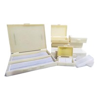 Biology Lab Course Various Specifications Plastic and Wooden Microscope Prepared Slides Storage Box CE/ISO