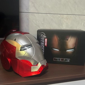 <span class=keywords><strong>Casco</strong></span> de <span class=keywords><strong>Iron</strong></span> <span class=keywords><strong>Man</strong></span> <span class=keywords><strong>MK5</strong></span> con Interacción por Voz de Jarvis, Iluminación, Apertura/Cierre Manual, de Plástico, para Cosplay Infantil - Product Image 3