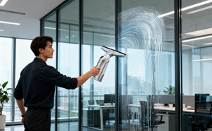 Nettoyeur de vitres électrique portatif, grand réservoir, étanche IPX4, autonomie de 30 à 60 minutes, <span class=keywords><strong>raclette</strong></span> à vitres portable pour la maison, la voiture, la salle de bain - Product Image 6