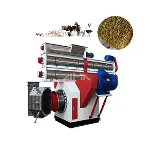 55kw Motor Chicken Feed Making Machine In Kenya Ring Die Cattle Feed Pellet Mill Rabbit Feed Granulator Machine Price