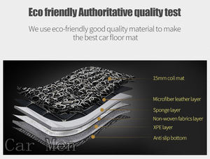 Alfombrillas de cuero para coche, accesorios impermeables y personalizados para Toyota Camry <span class=keywords><strong>2011</strong></span>, 2010, 2009, 2008, 2007, 2006 - Product Image 5