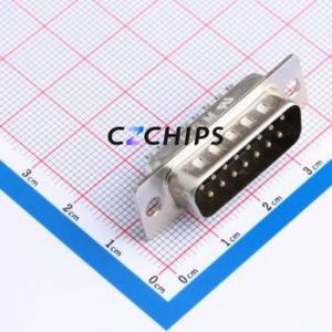 D-SUB-15M-HJBJ D-Sub/VGA Connector Through hole Component (THT) Connector ( Total Number of PINs: 15P ) - Product Image 1