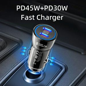 อะแดปเตอร์ชาร์จในรถยนต์แบบสองพอร์ต PD 3.0 Type C กำลังไฟ 75W ชาร์จเร็วพิเศษ สำหรับโทรศัพท์มือถือ - Product Image 5