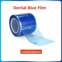 Film PE bleu dentaire, consommables buccaux, épaissi, pour l'élimination des taches, protection pour salons de beauté, tatouages, cosmétiques, film à points de rupture, hôtels
