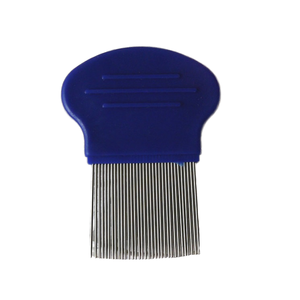 Commercio all'ingrosso di lusso in acciaio inox e plastica Pet pettine Logo personalizzabile di piccole dimensioni per la pulizia del cane gatto delle pulci Tick pidocchi rimozione Nit - Product Image 2