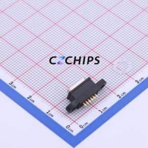 HYCW259-USBC06-730B USB Connector Through hole Component (THT) Connector Type-C Female Through Hole 6P - Product Image 2