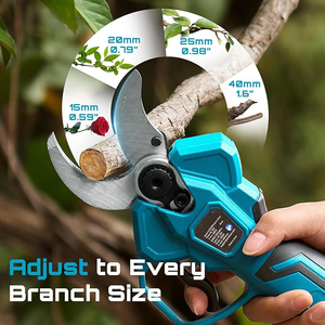 Sécateur Électrique Sans Fil 21V, Batterie Lithium Sans Balais, Cisailles de Jardin à Lame Bypass, Poignée Antidérapante Souple pour la Coupe des Branches - Product Image 3