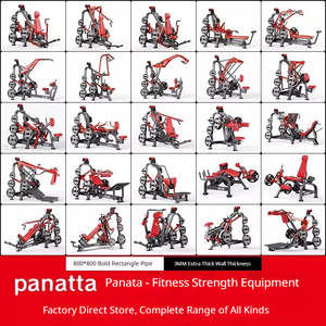 Equipo <span class=keywords><strong>de</strong></span> Gimnasio Panata, Conjunto Completo <span class=keywords><strong>de</strong></span> Máquinas <span class=keywords><strong>de</strong></span> Acero para Ejercicios <span class=keywords><strong>de</strong></span> Sentadillas, Press <span class=keywords><strong>de</strong></span> Pecho, Press <span class=keywords><strong>de</strong></span> Hombros, Abducción <span class=keywords><strong>de</strong></span> Cadera y Remo - Product Image 2