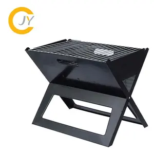 Factory direct supplier camping barbecue portable home barbecue grill outdoor folding barbecue charcoal grill