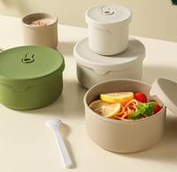 Nouveaux récipients de stockage de nourriture en Silicone avec couvercle et valve d'aération Boîtes d'épreuvage de la pâte à pizza en Silicone pour accessoires de cuisine