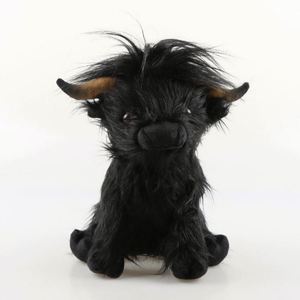 Juguetes de Peluche de Animales Realistas, Muñecos de Peluche Suaves y Coloridos, Regalo Promocional Escocés, Vaca de las Tierras Altas - Product Image 6