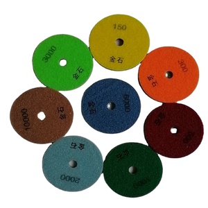 대리석 부직포 연마 휠 섬유 연마 패드 용 화강암 폼 연삭 패드 용 <span class=keywords><strong>3</strong></span> 인치 스폰지 연마 패드 - Product Image 5