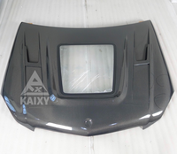 Capot en fibre de carbone de style transparent pour capot de moteur de voiture Mercedes Benz W204 C63 AMG